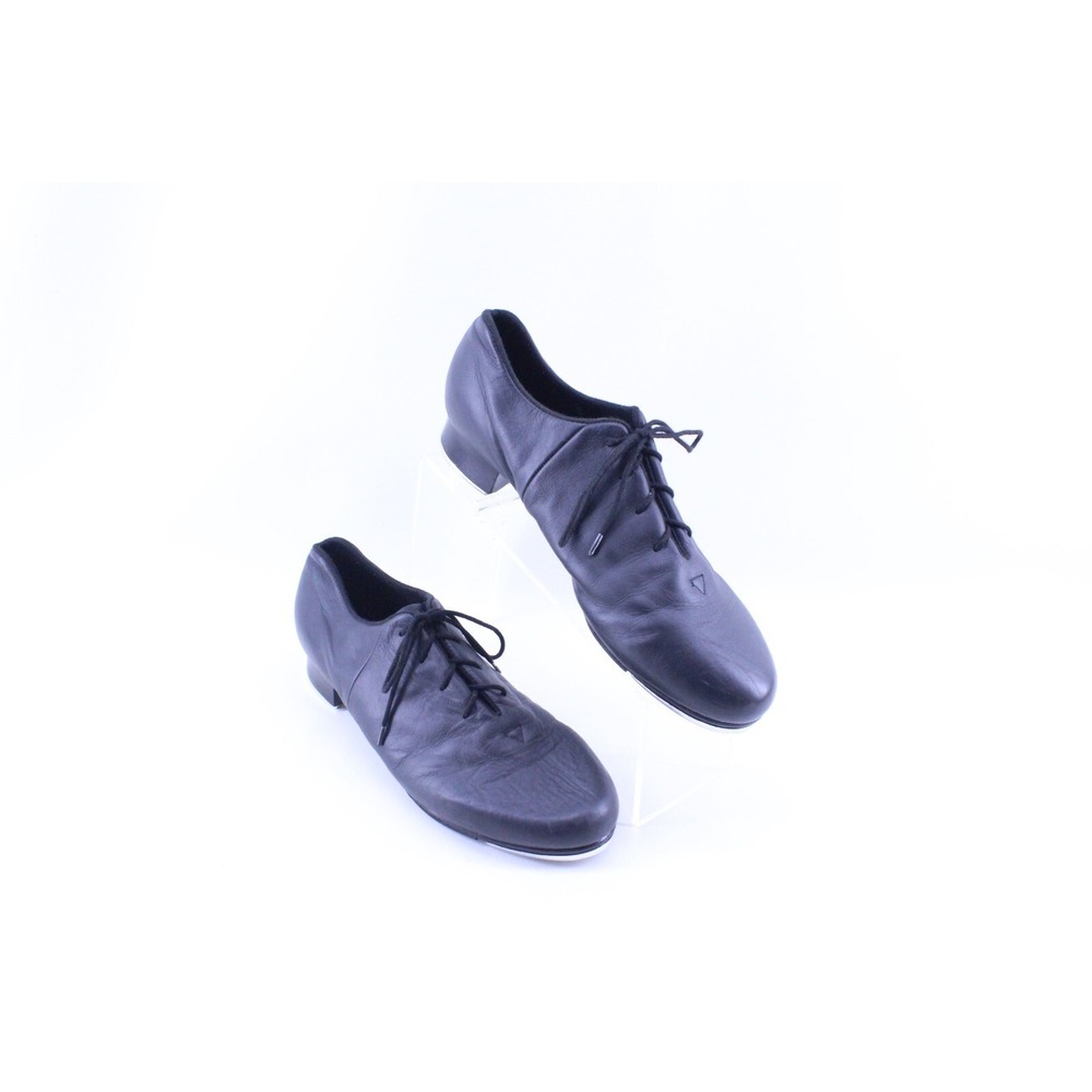 Bloch Women‎ Tap Shoes Tap-Flex Shockwave Black Soft Leather Size 12N Narrow
